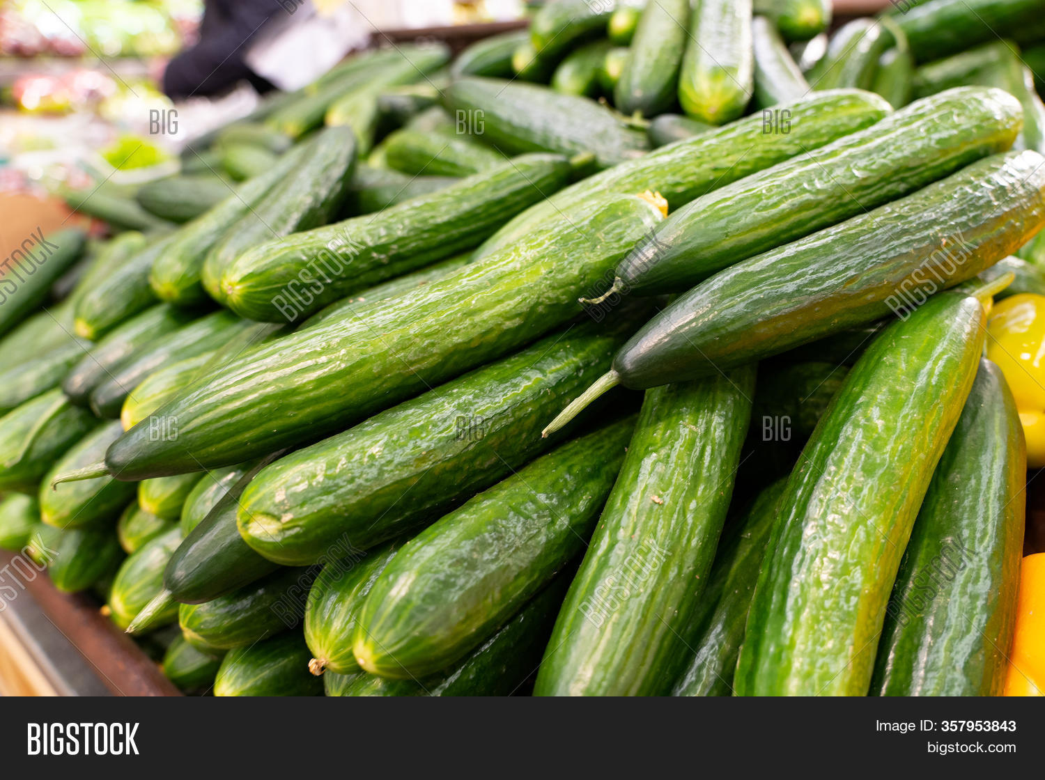 Sale Fresh Cucumbers. Image & Photo (Free Trial) Bigstock