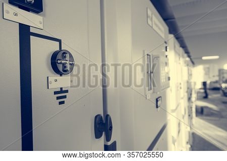 Power Plant Switchyard Protection And Control Cubicles Compartment.