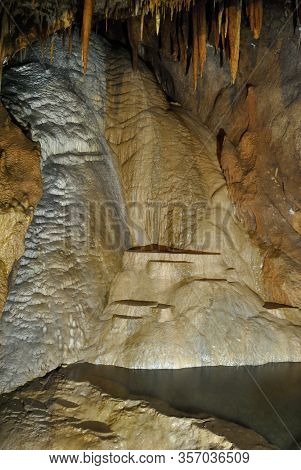 View Of The Su Mannau Cave In Fluminimaggiore