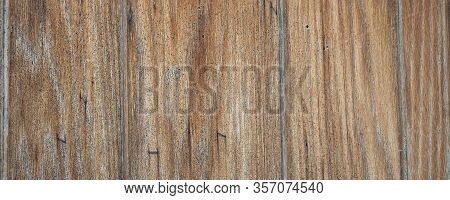 Wide Brown Wood Texture Background