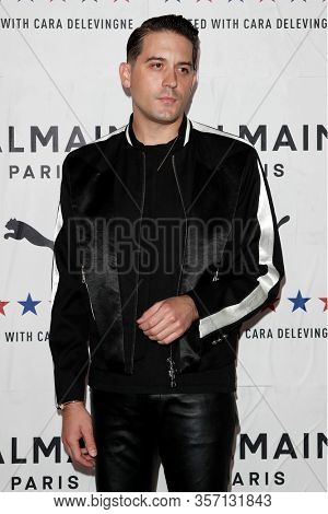 LOS ANGELES - NOV 21:  G-Eazy at the 'PUMA x Balmain- created with Cara Delevingne' LA Launch Event at the Milk Studios on November 21, 2019 in Los Angeles, CA