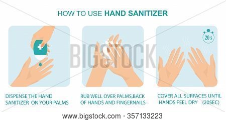 How To Use Hand Sanitizer Properly To Clean And Disinfect Hands,wash Your Hands, Disease Prevention 