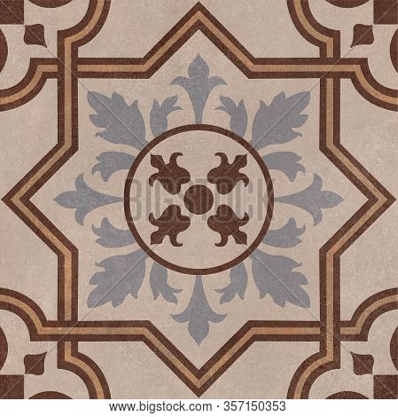 Floor And Wall Tiles , Porcelain Ceramic Tile , Geometric Pattern For Surface And Floor , Marble Flo