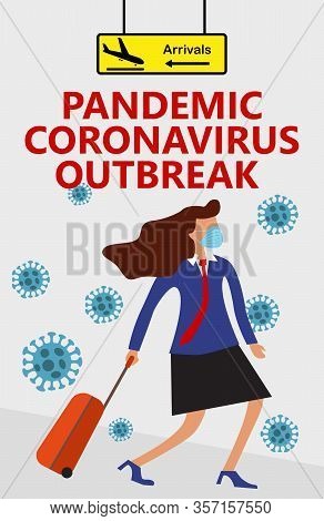 Pandemic Coronavirus Outbreak, Novel Corona Virus Disease Covid-19, 2019-ncov, Mers-cov, Wman In Sui