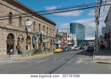 Street In Punta Arenas, Chile