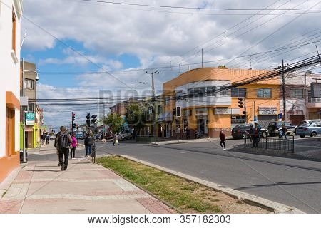 Street In Punta Arenas, Chile