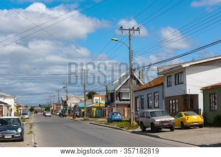 Street In Punta Arenas, Chile