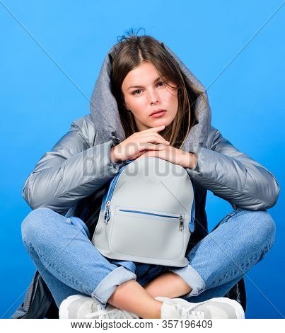 Little Backpack. Aesthetically Pleasing Style. Inspiring Wardrobe. Look Fashionable. Purposeful Laye