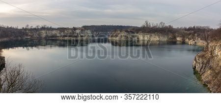 Views Of Zakrzówek Lake In Krakow In Poland