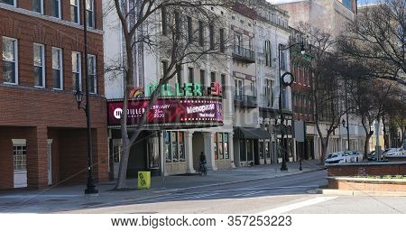Augusta, Georgia/united States- January 7: A View Of Miller Theater In Augusta, Georgia. A Former Mo