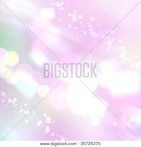 Hermoso fondo abstracto de luces de Navidad