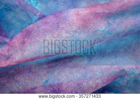 background of purple and blue marbled momi paper