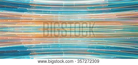 Blurred Abstract Bokeh Background Of City Lights At Night