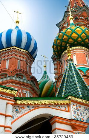St.Basil katedralen i Moskva
