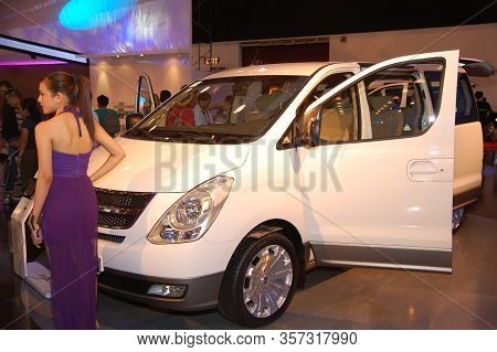 Pasay, Ph - Apr. 1: Hyundai Starex At 8th Manila International Auto Show On April 1, 2012 In World T