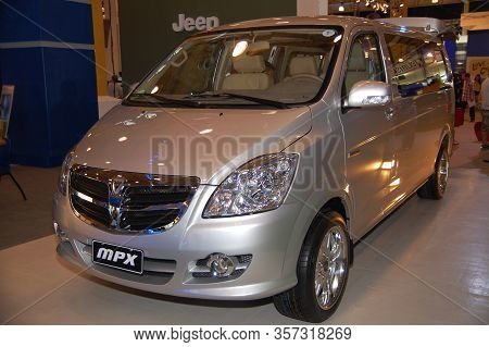 Pasay, Ph - Apr. 1: Foton Mpx Van At 8th Manila International Auto Show On April 1, 2012 In World Tr