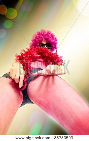 bella donna sessuale. stile di danza