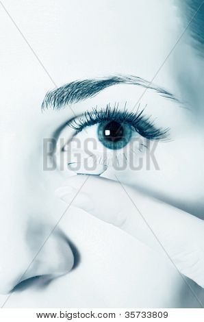 Lentes de contacto para los ojos