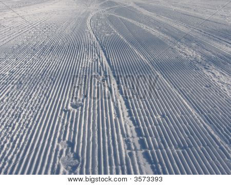 山スキーの行。