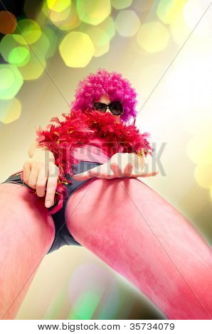 bella donna sessuale. stile di danza