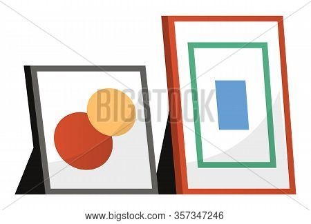 Photo Frame, Decorative Edging For Picture, Such As Painting Or Photograph. Decor For Home Interior,