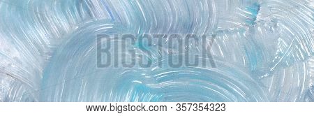 Abstract color acrylic and watercolor painting. Monotyping template. Canvas vintage grunge texture horizontal background. 