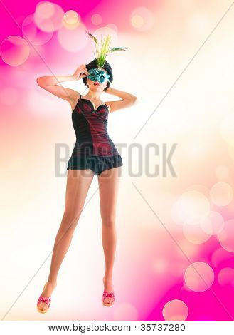 bella donna sessuale. stile di danza