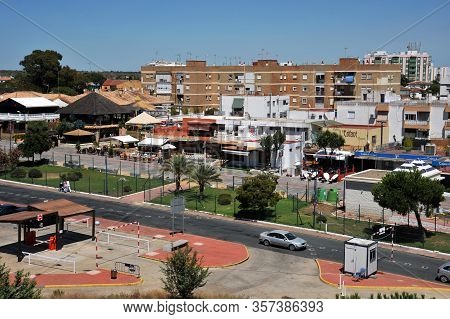 Matalascanas, Spain - July 10, 2011:the Resort Town Of Matalascanas On The Atlantic Ocean