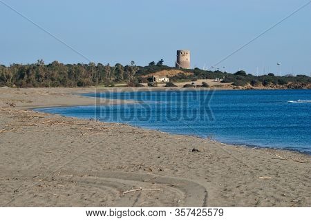View Of The Porto Corallo Beach In Villaputzu