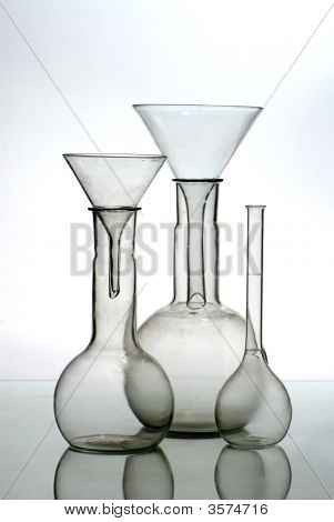 Glas laboratoriumapparatuur