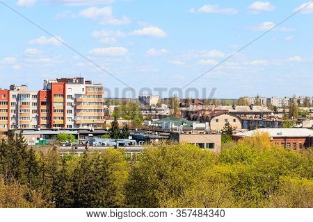 Aerial View On The City Kremenchug In Ukraine