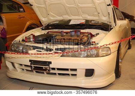 Mandaluyong, Ph - Apr. 19: Honda Integra At Trans Sport Show On April 19, 2012 In Megatrade Hall, Ma