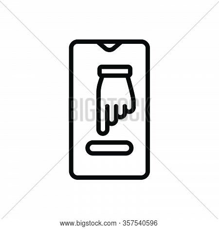Black Line Icon For Now Today Tap Just Presently These-days Right-now