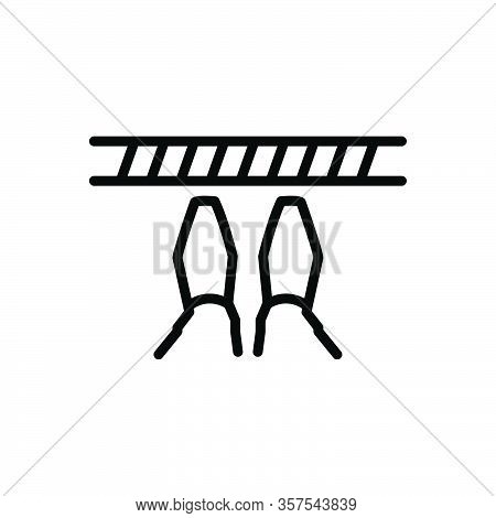 Black Line Icon For Limited Restricted Finite Bounded Ending Finish Cessation