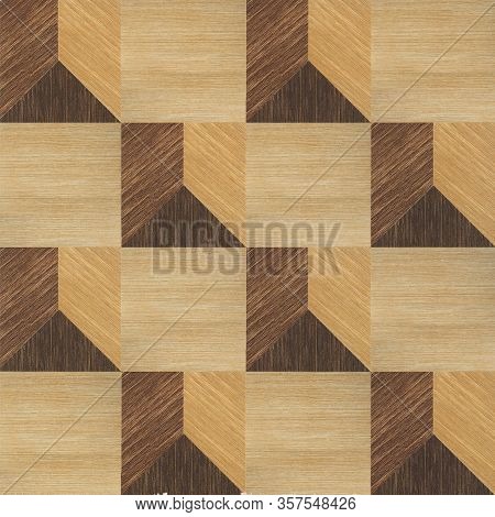 Abstract Mosaic Pattern Wooden Ceramic Texture Tile For Wall And Floor, 3d Wooden Background