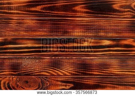 Background - Burnt Pine Boards Painted Like Mahogany