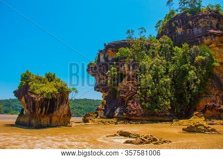Bako, Kuching, Sarawak, Borneo, Malaysia: Beautiful Landscape With Views Of The Bako National Park B