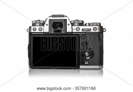 Uzhgorod, Ukraine - March 25, 2020: The Fujifilm X-t3 On White Background. The Fujifilm X-t3 Is A We