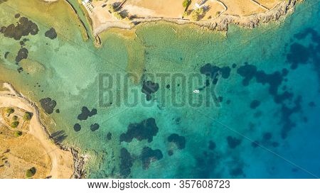 Panorama Of Spinalonga Island - Island Of Lepers, Crete, Greece
