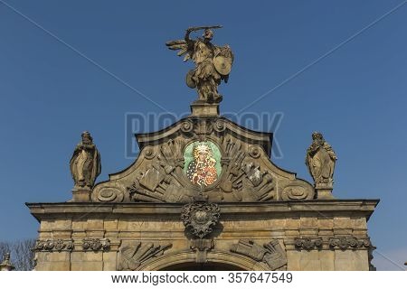 Entrance Gate To The Sanctuary Of The Mother Of God In Jasna Góra In Częstochowa. Because Of The Cor