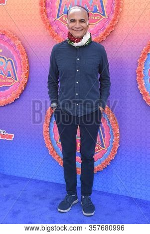 LOS ANGELES - MAR 07:  Iqbal Theba arrives for âMira, Royal Detectiveâ World Premiere on March 07, 2020 in Burbank, CA