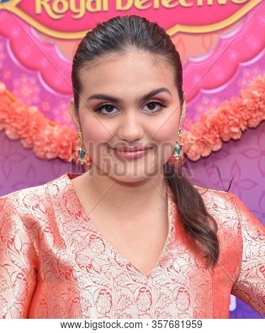 LOS ANGELES - MAR 07:  Leela Ladnier arrives for âMira, Royal Detectiveâ World Premiere on March 07, 2020 in Burbank, CA