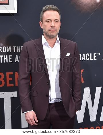 LOS ANGELES - MAR 01:  Ben Affleck arrives for âThe Way Backâ World Premiere on March 01, 2020 in Los Angeles, CA