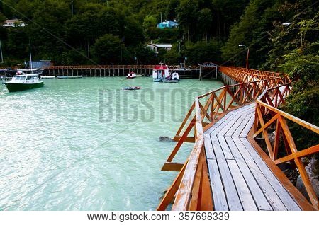 Caleta Tortel Village In Patagonia - Chile