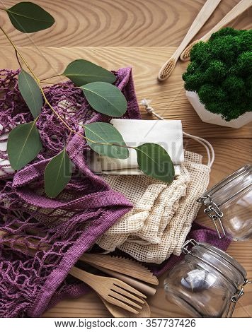 Mesh Bag, Cotton Bags And Glass Jars