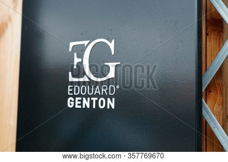 Bordeaux , Aquitaine / France - 01 15 2020 : Eg Edouard Genton Store Commercial Sign In Street Shop 