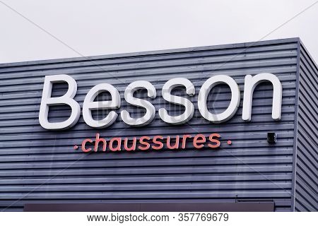 Bordeaux , Aquitaine / France - 10 30 2019 : Besson Chaussures Sign Logo Front Store France Sell Sho