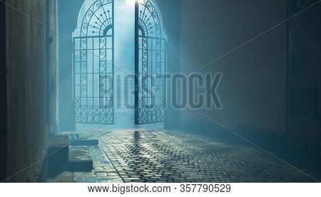 Mysterious Arch, All In Smoke, A Back Light