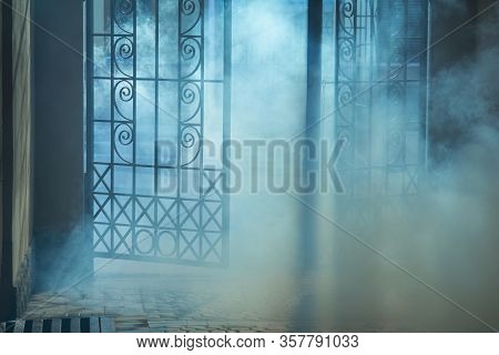 Mysterious Arch, All In Smoke, A Back Light