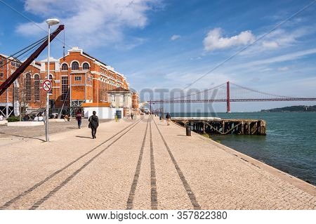 Lisbon, Portugal - 2 March 2020: Electricity Museum Inside Tejo Power Station.